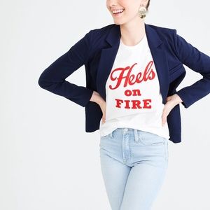 J. Crew | Heels on Fire Collector Tee